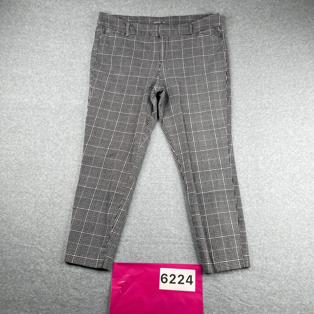 Old Navy Pixie Pants Womens Size 14 Glen Plaid Casual Classic Office